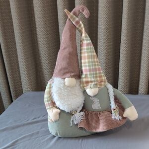 Easter Gnome Mr. And Mrs. 17 1/2 Stand Up Plush With Weighted Bottom